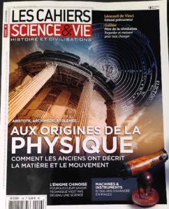 Couverture du numéro de jan-fev 2021 des Cahiers de Science & Vie